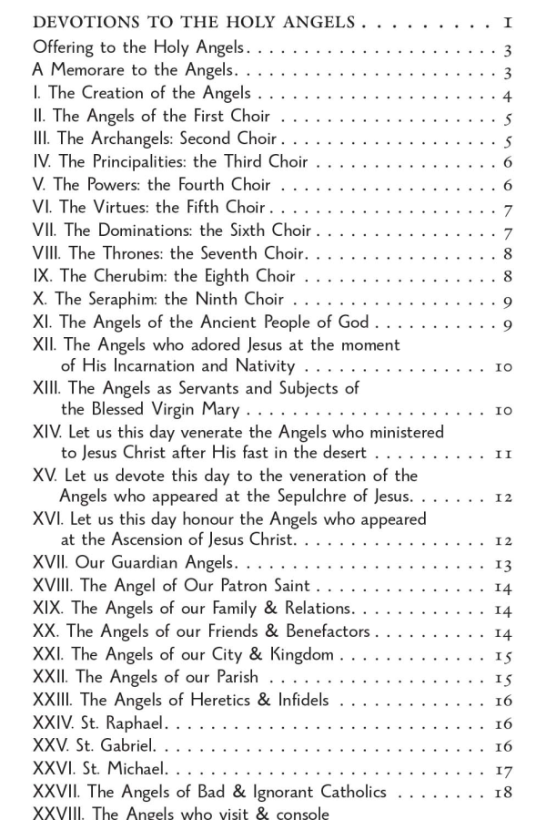 Devotions to the Holy Angels