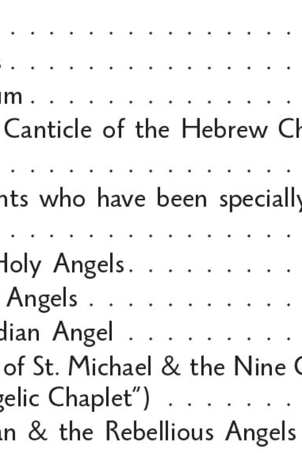 Devotions to the Holy Angels