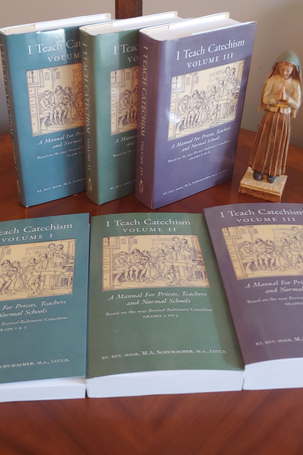 I Teach Catechism, Complete Set (Volumes 1–3), based on the Baltimore Catechism by Msgr. Schumacher